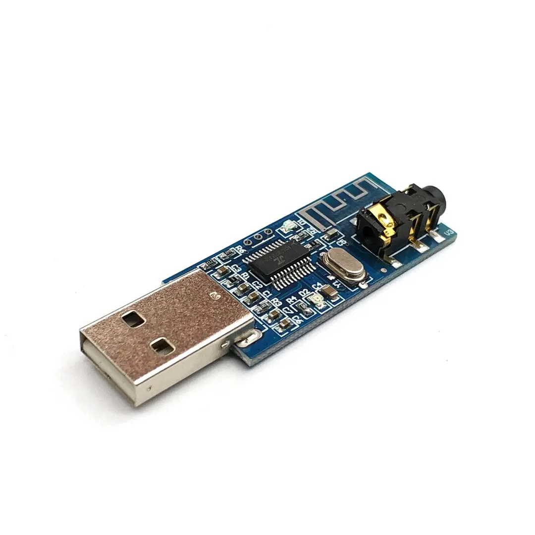 USB Bluetooth 4 0 аудио приемник беспроводной модуль голосовой плеер со светодиодной