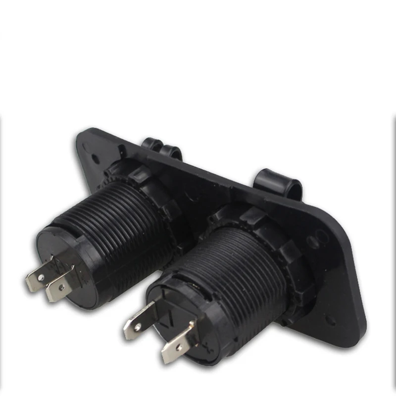 CARCHET 12V двойная USB розетка для автомобильного прикуривателя сплиттер зарядное
