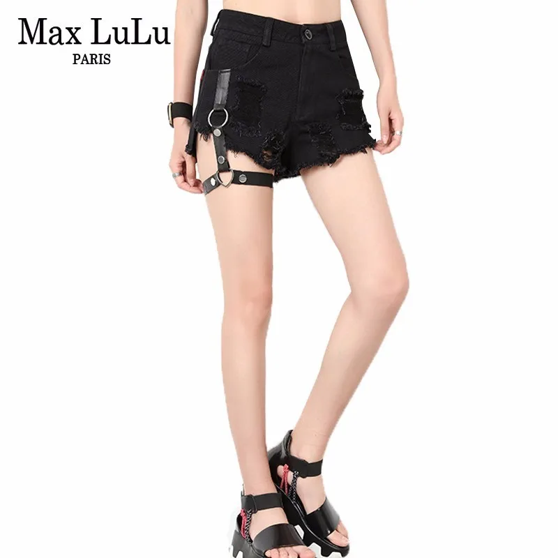 Max LuLu 2019 летние модные женские пикантные брюки в Корейском стиле короткие