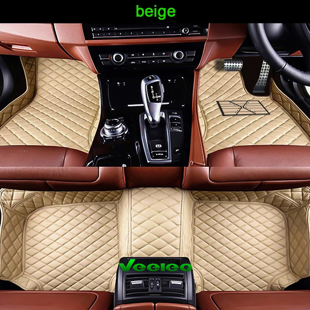 Изготовленные на заказ кожаные автомобильные коврики для правой руки водителя