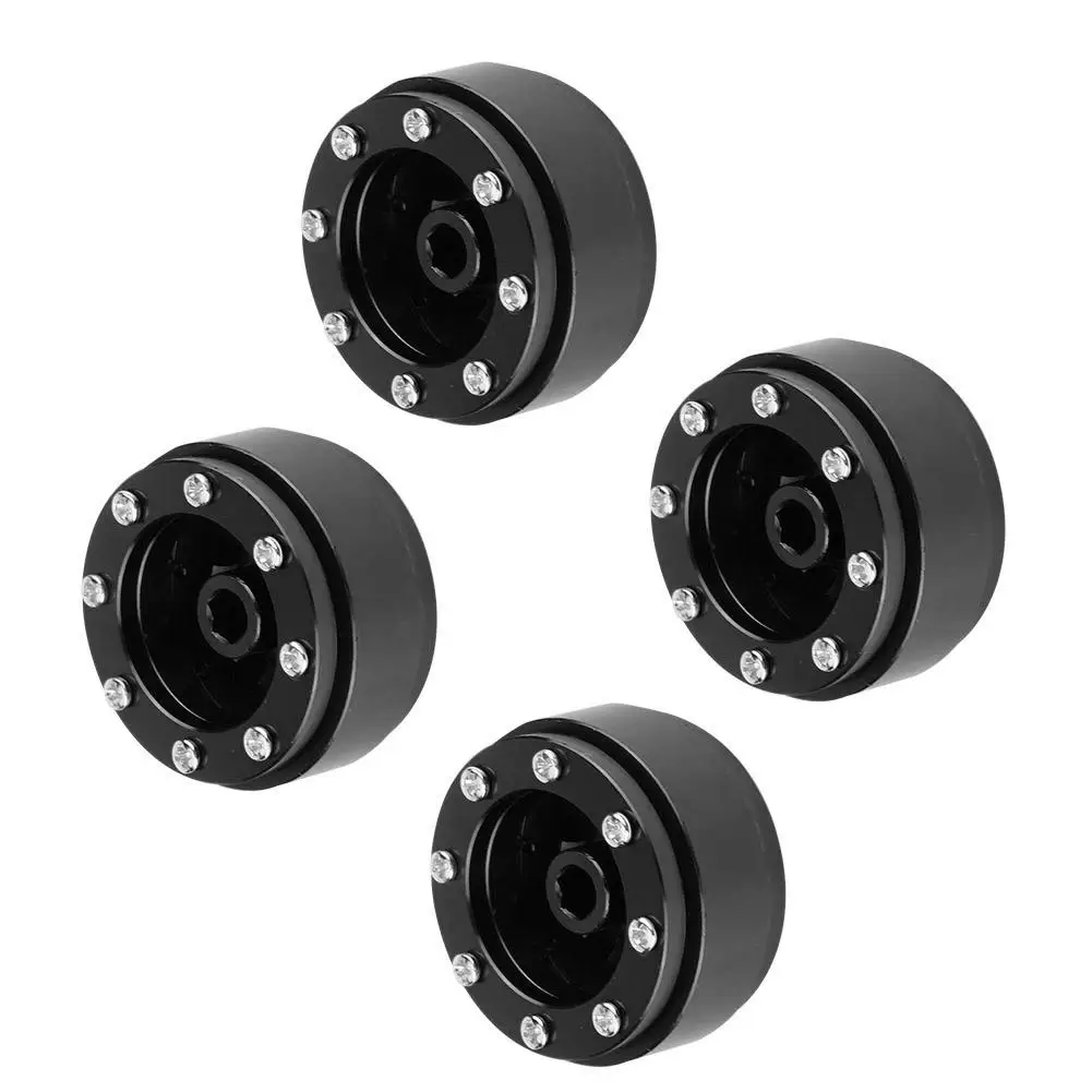 4 шт. WPL1635 RC автомобильный алюминиевый сплав Beadlock ступицы обода колеса для WPL 1/16