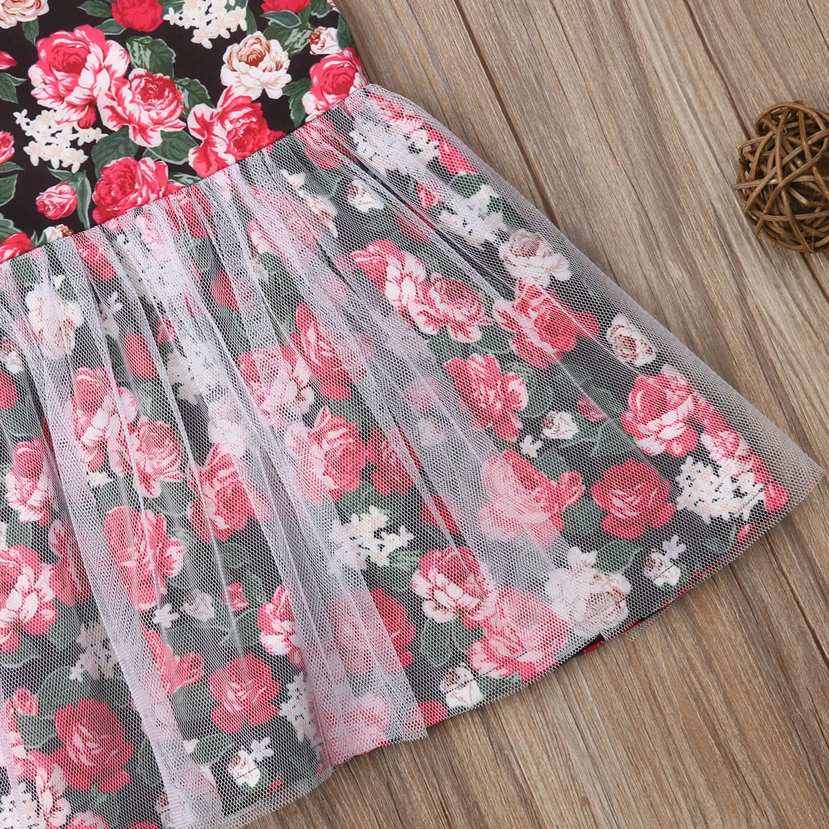 Toddler Kid Baby Girl Costume Floral Dress 2019 Summer Sleeveless Button Lace Tutu Party Dresses Outfit | Детская одежда и обувь