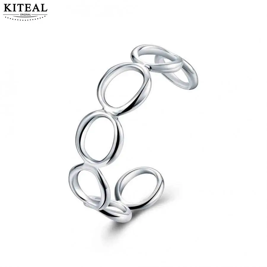KITEAL Плавающие Подвески серебристого цвета диаметр девушки 6 см Seven O полые