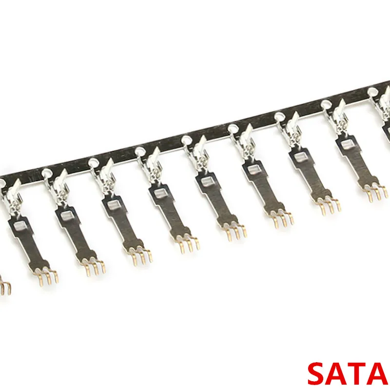 Разъемы SATA 50 шт./лот однослойные иглы/позолоченные | Обустройство дома