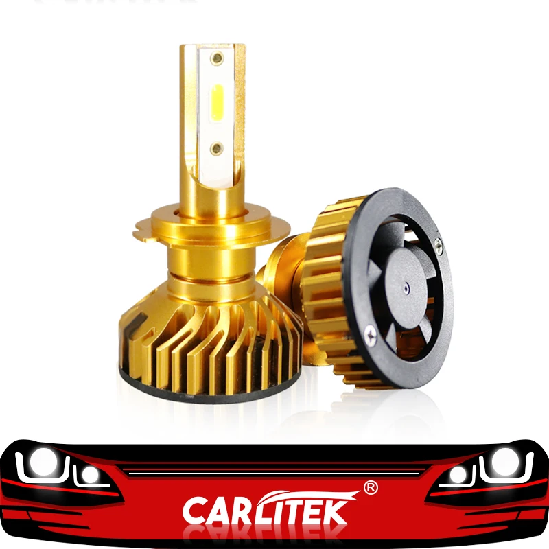 CARLite 2 шт. H7 светильник лампы для автомобилей с напряжением 12V 24V 6000K Led головной s