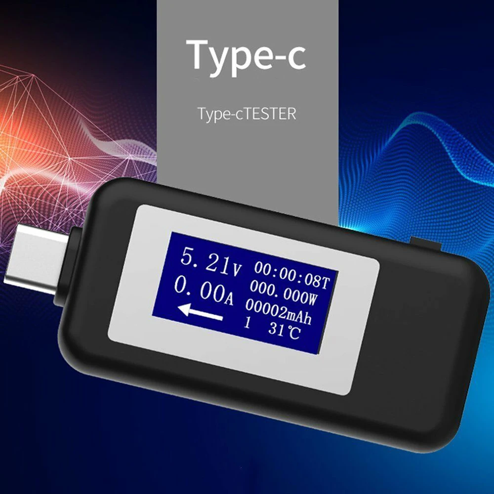 Многофункциональный измеритель напряжения и емкости с портом USB Type C| |