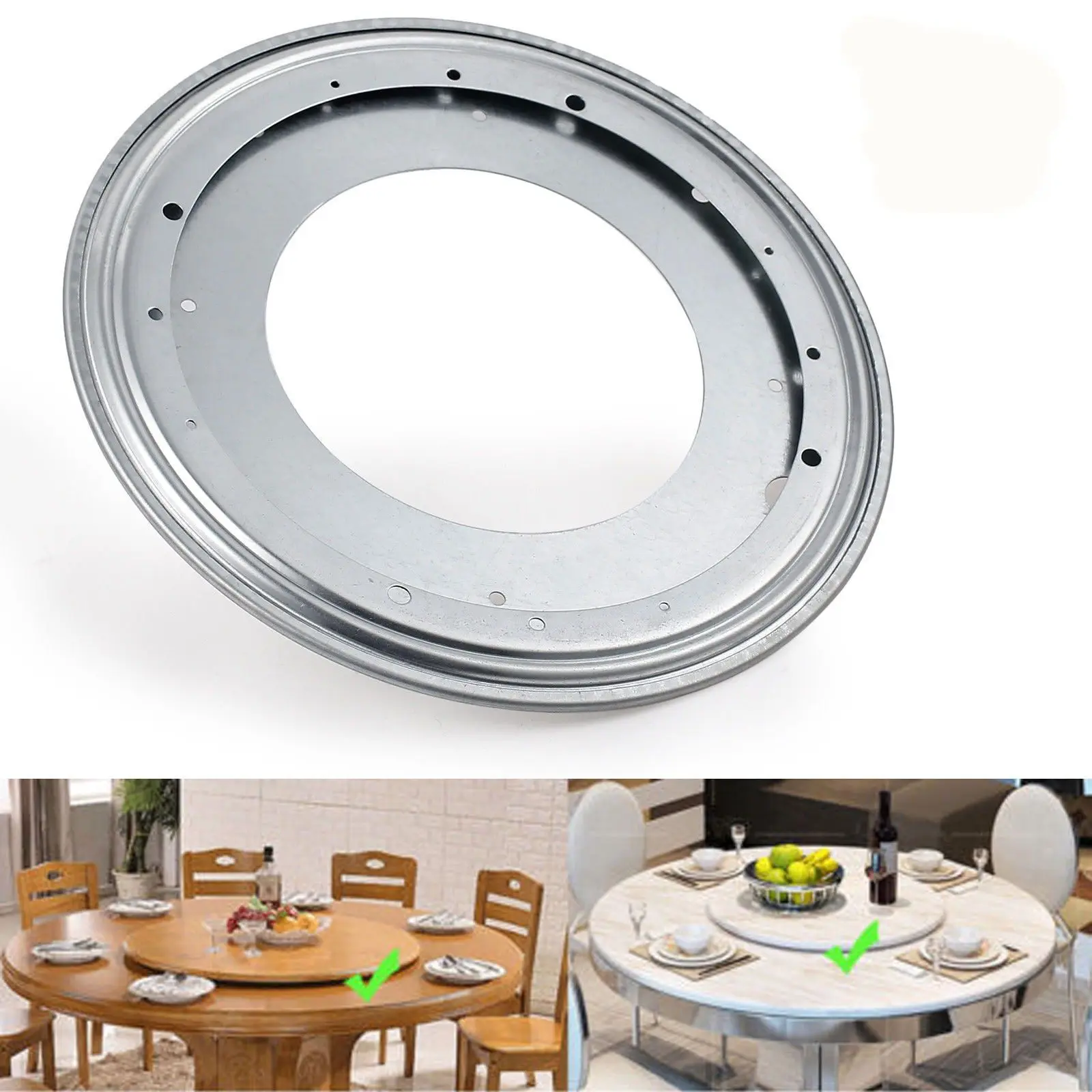 Тяжелая подшипниковая поворотная пластина Lazy Susan 12 &quot/300 мм поворотный подшипник