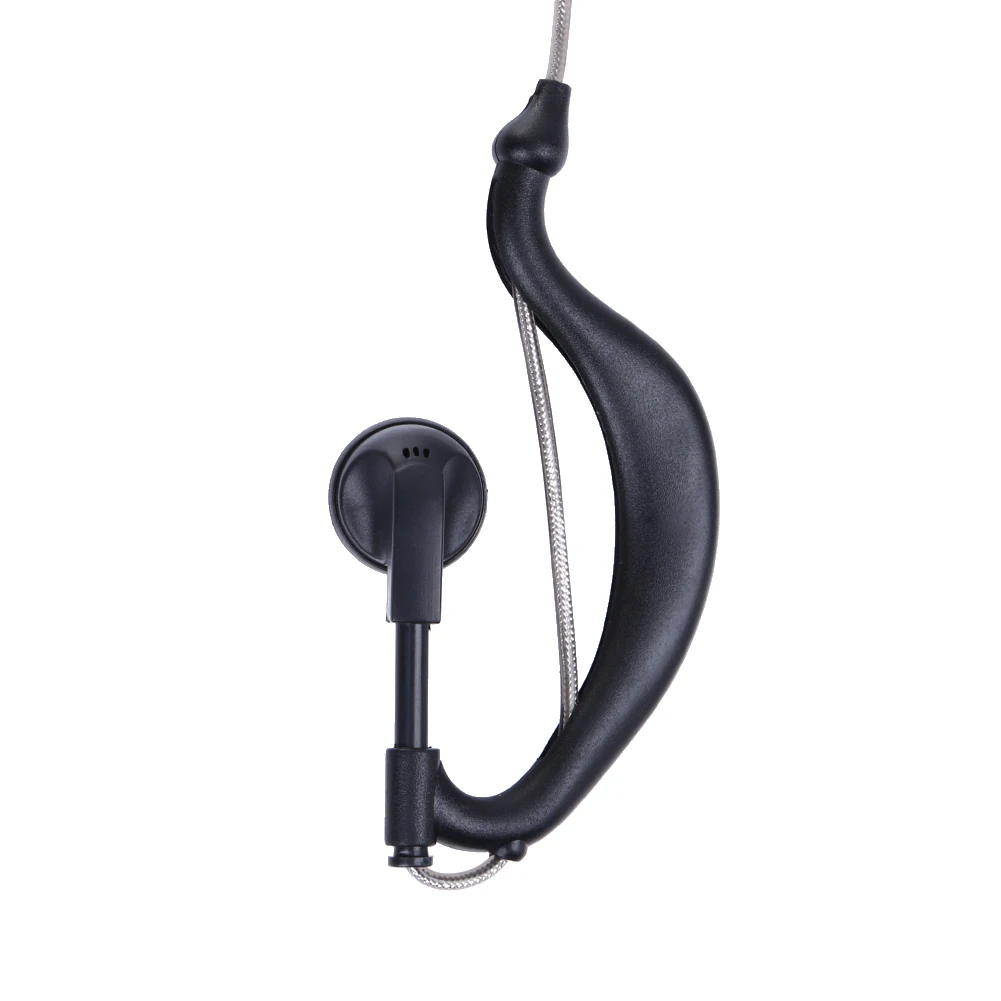 Черный 2 Pin микрофон PTT гарнитура для Kenwood радио куаншенг Puxing WOUXUN HYT TYT TH Baofeng UV5R