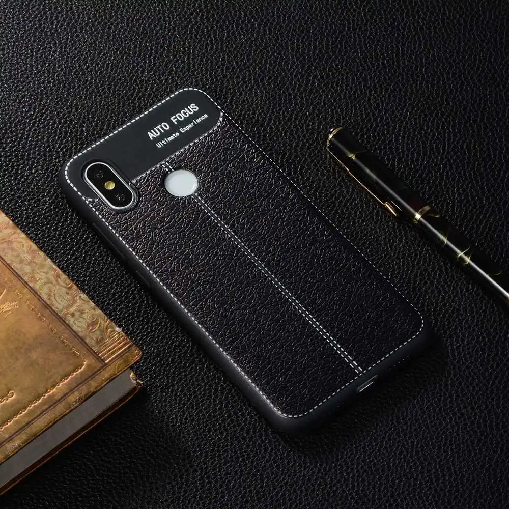 KISSCASE Fashion Litchi Pattern Leather Phone Case For Xiaomi mi 8 SE 6 A1 A2 Mix 2 2S Note 3 Max Pocophone F1 Coque Capa |
