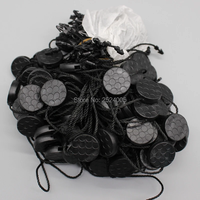 

Free shipping Top grade sling/clothing string double side buckle/string seal/lifting rope/garment hang tag thread 500 pcs/lot