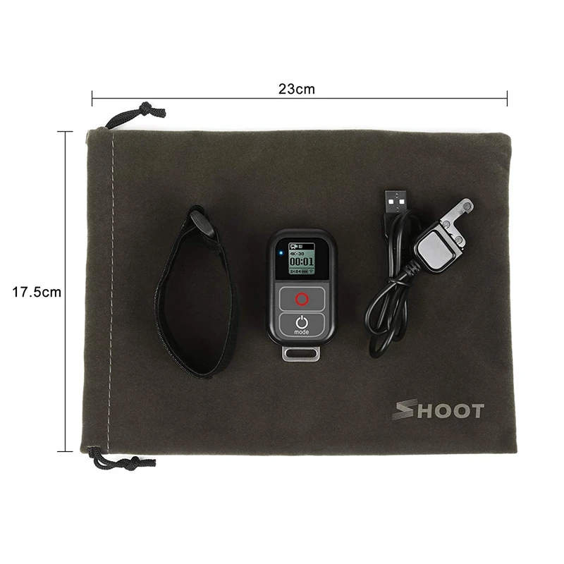 Shoot Smart Remote Control For Hero 7 Black 6 5 4 3 + 2 1 Lcd Session Waterproof Screen Wi-Fi Wirles | Электроника