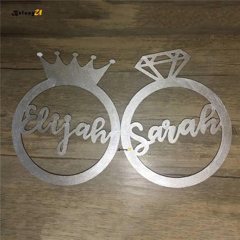 Custom Names Personalized Wedding Hanging Signs PhotoBooth Props Wood Decoration for Chair Sign Hoop Photo Booth Decor | Дом и сад