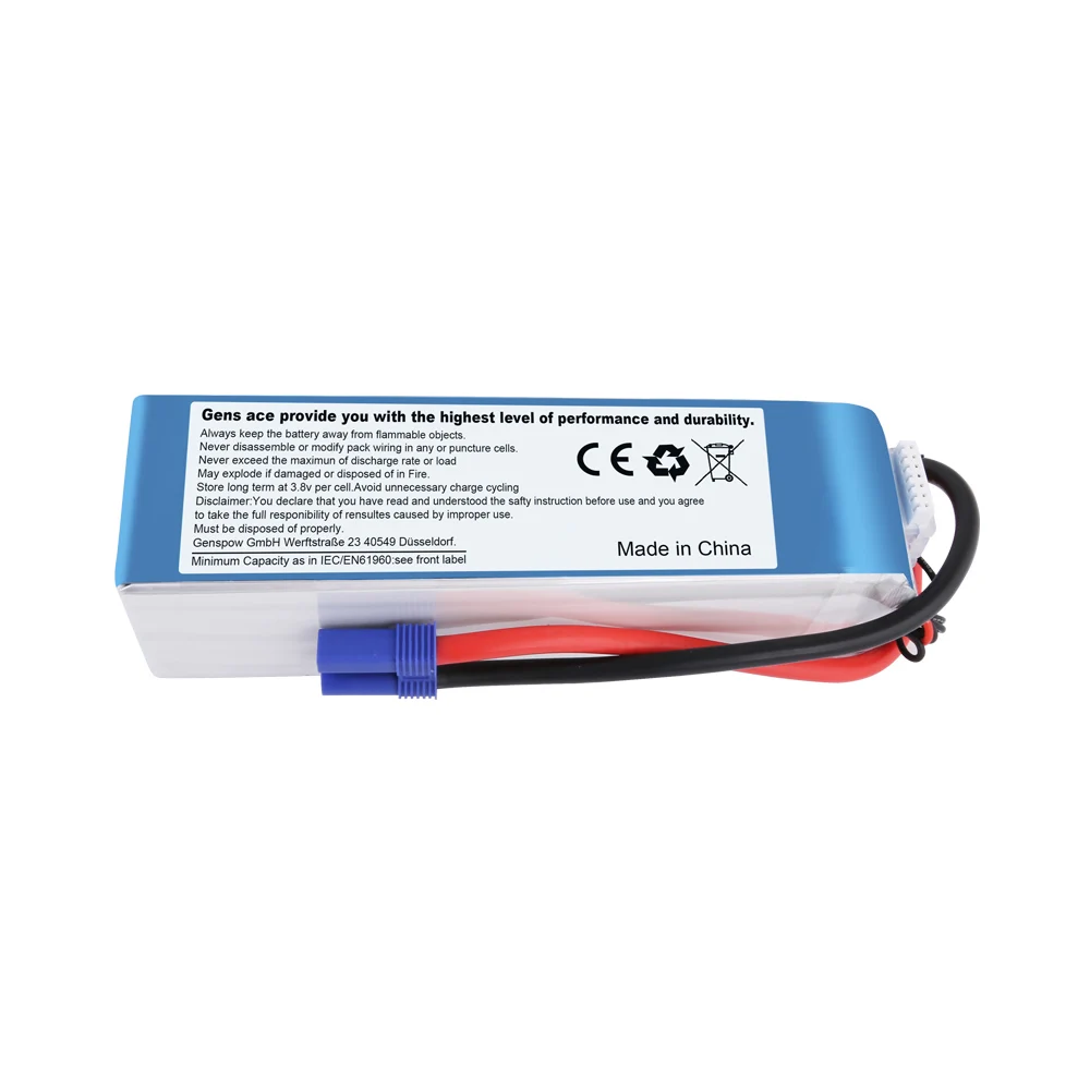 Аккумуляторы для вертолета Gens ace 5500mAh Lipo 22 2 V 45C 6S1P|Детали и аксессуары| |