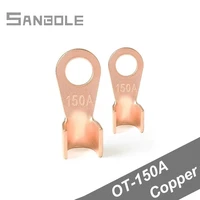terminal ot 150a circular splice connection dia copper wire cable electrical connector open lugs ot 150a 20pcs