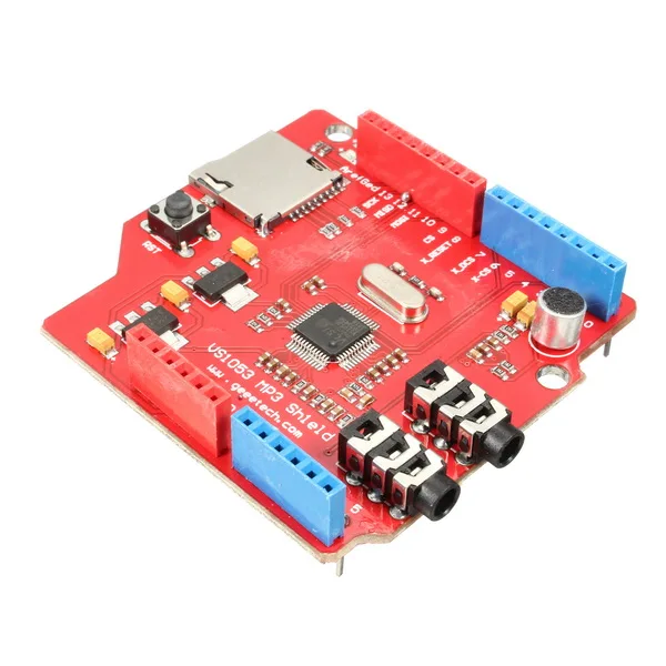 Плата модуля LEORY 5V DC VS1053 для защиты MP3 с усилителем декодера функцией записи OGG 65x70