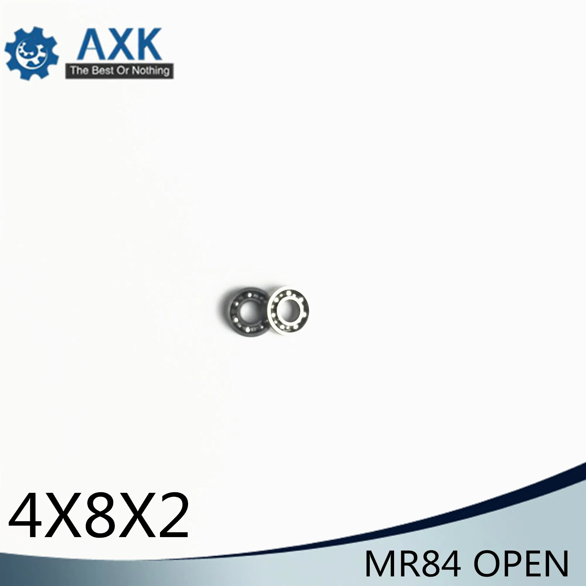 

MR84 открытый подшипник 4*8*2 мм (10 шт.) ABEC-3 миниатюрный двигатель высокая точность MR84 открытые шариковые подшипники