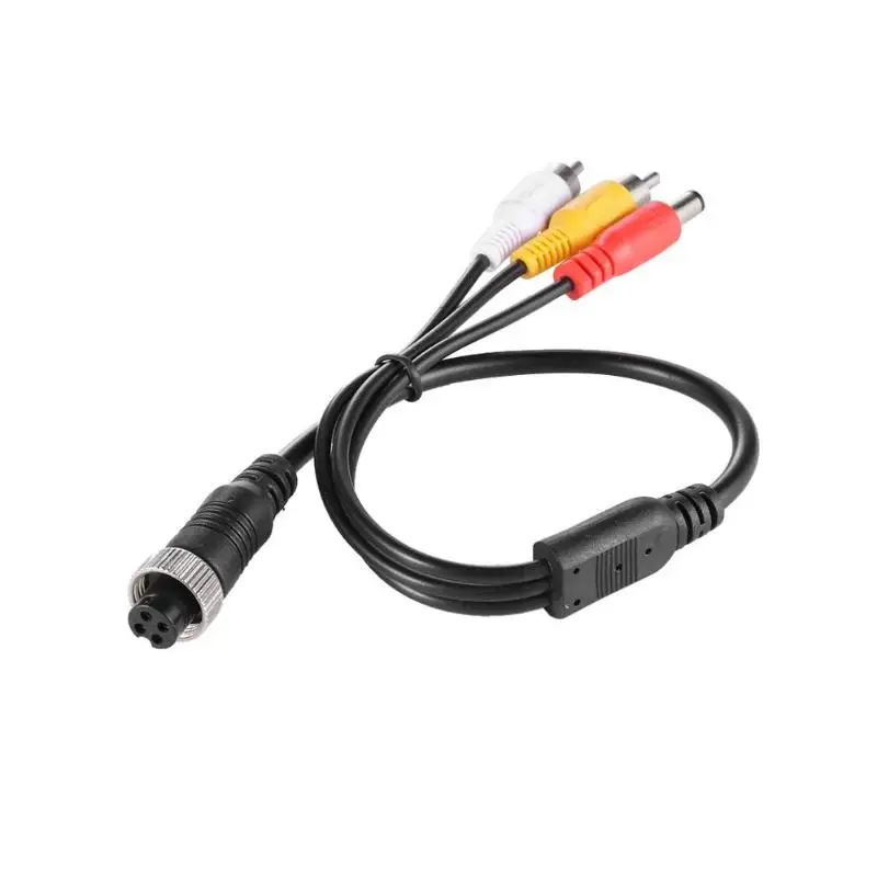 Удлинительный кабель ALLOYSEED 4 контактный с разъемом мама 2RCA DC для камер