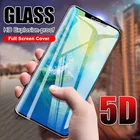 5D закаленное стекло с полным покрытием для Huawei Mate 20 X Lite P20 Pro, Защитная пленка для экрана на Honor 8X 9 10 Play P Smart, стеклянная пленка