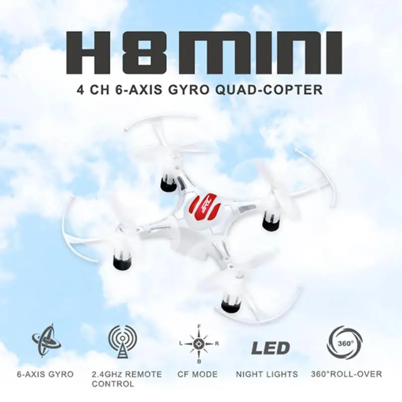 JJRC H8 RC Drone Headless Mode 6 Axis Gyro One Key Return Mini Quadrocopter | Электроника