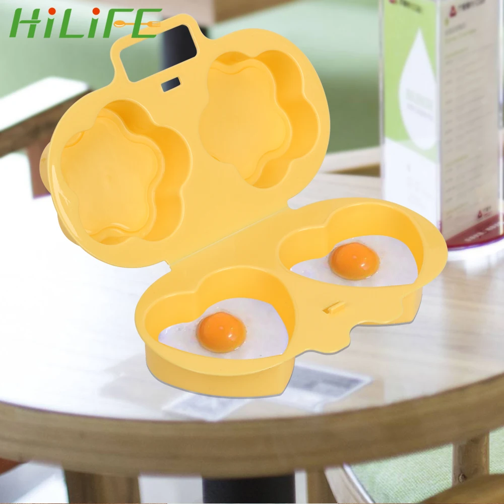 HILIFE сердце форма цветка печь на пару яйцо двустороннее для завтрака куриное торт
