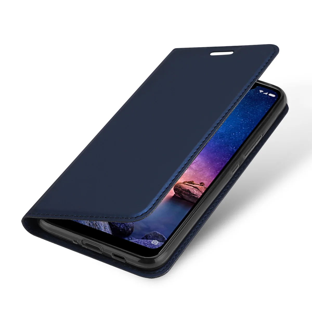 Чехол CASEWIN для Xiaomi Redmi Note 6 Pro 6A кожаный откидной Чехол-кошелек с отделением карт Mi A2