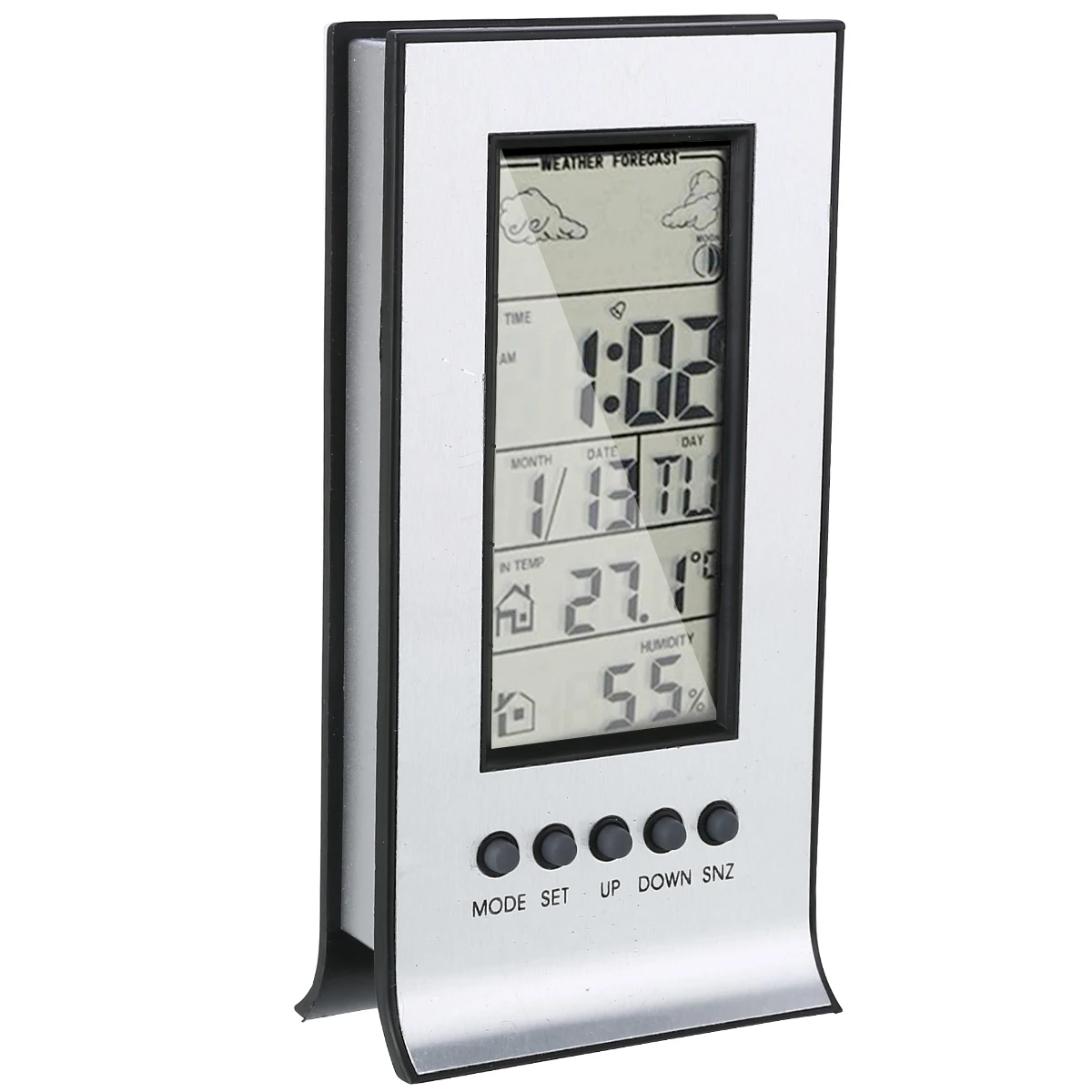 

Digital Thermometer Hygrometer Indoor Outdoor Wireless Weather Station Clock LCD Calendar Temperature Humidity Meter For Home