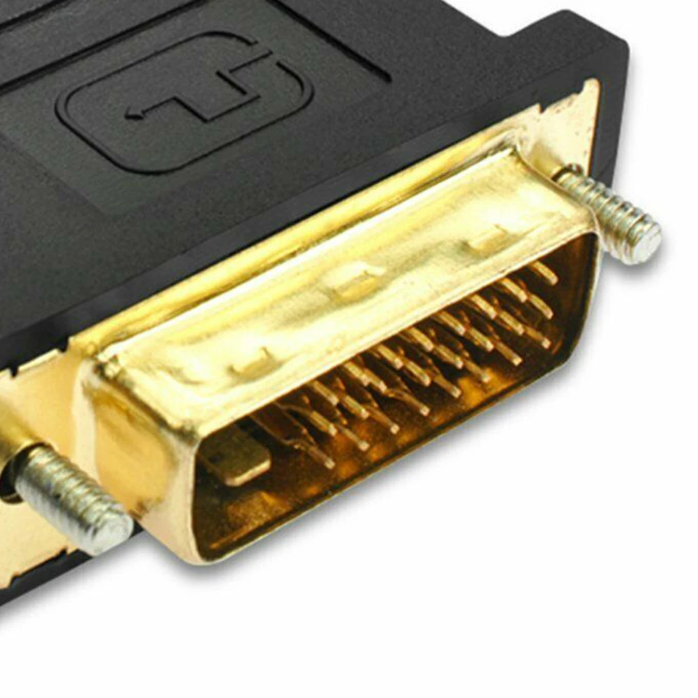 1080P Штекерный Кабель HDMI DVI конвертер 24k позолоченный 24 + 1 к адаптер Кабели для HDTV