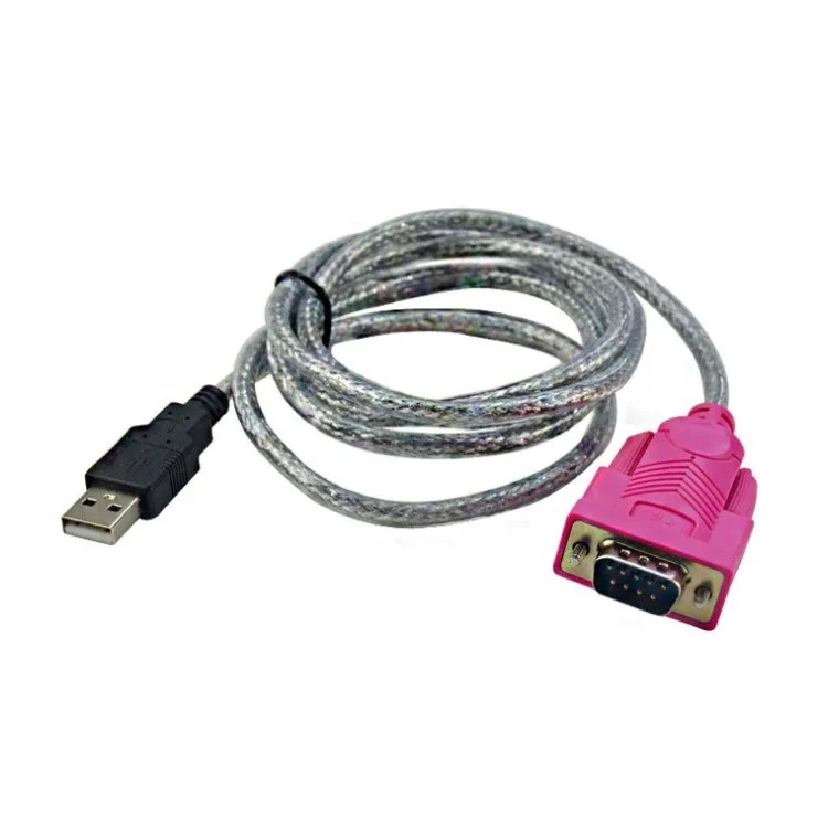 Кабель переходник с USB на последовательный кабель для передачи данных RS232 DB9 9