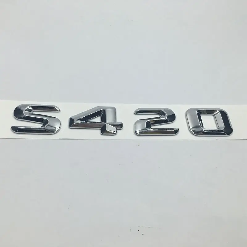 Автомобильная наклейка для Mercedes Benz S Class S200 S220 S250 S300 S320 S350 S400 S420 S450 S500 S63 буквы