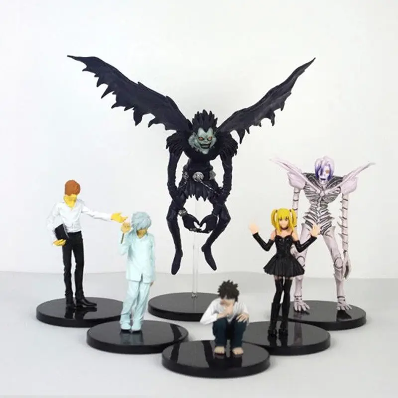 Новый аниме тетрадь смерти игрушка в виде фигурки Ryuk Ryuuku Rem 15 см/6 &quotфигурка из ПВХ