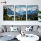 Скандинавский Декор лесной пейзаж настенные художественные плакаты горный холст Художественная печать Картина Настенная картина для гостиной домашний декор