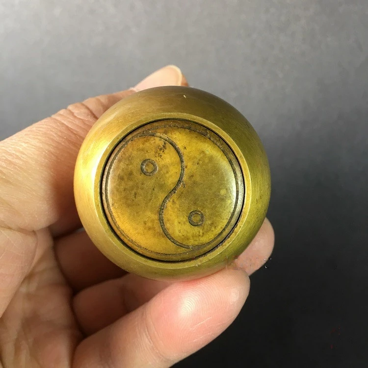 Сборная китайская латунная резная прекрасная тыква кукукурбит Тай Чи восемь