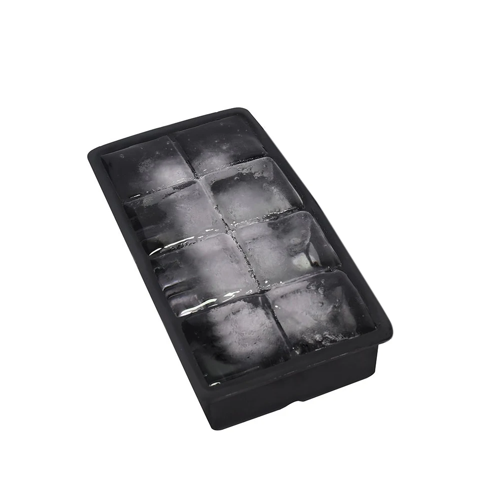 8 силиконовые полости кубик льда поддоны формы легко отпустите квадратной