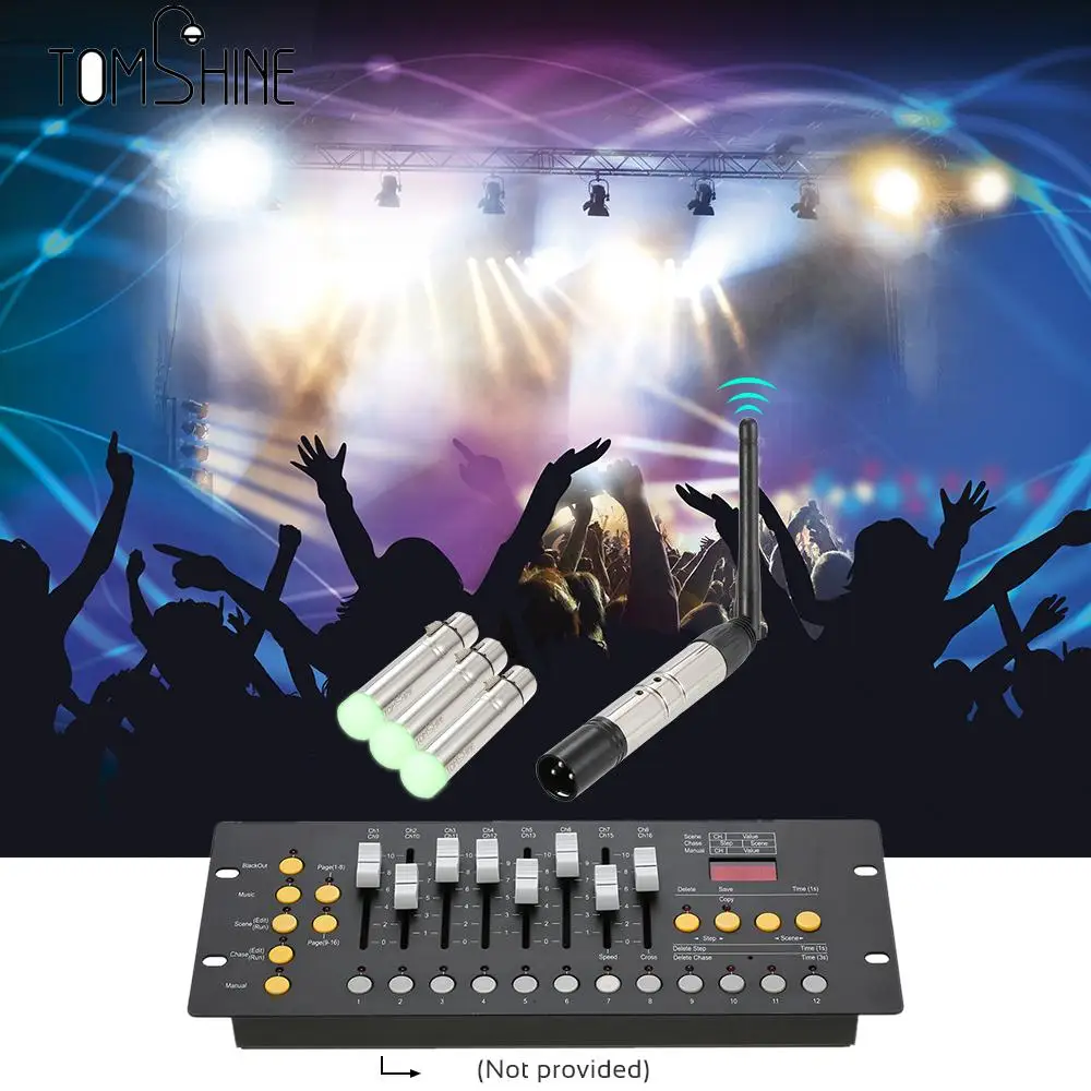 4 шт. DMX512 передатчик приемник комплект портативный 2 4G ISM беспроводной для