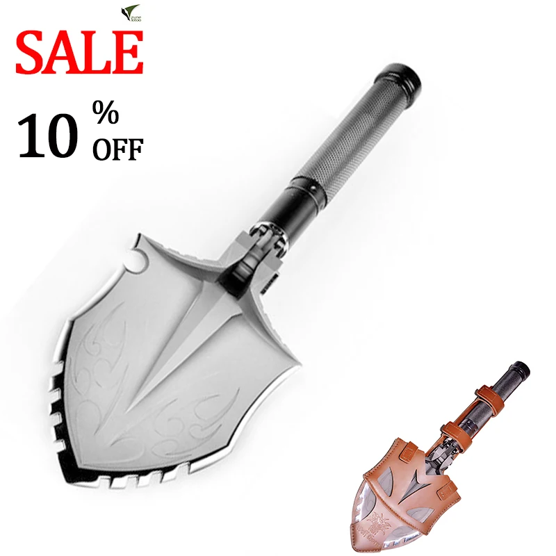 

Zune Lotoo WolfThorn Carry-on Folding Military Camping Shovel,Multifunctional Tactical Emergency Equipment,Outdoor Multitool