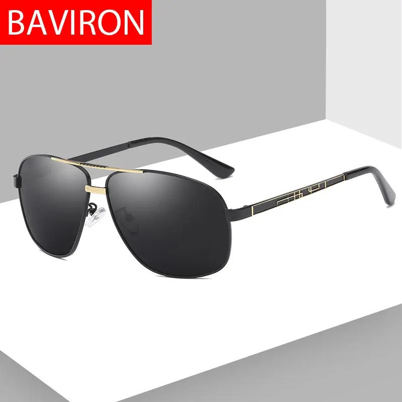 BAVIRON мужские солнцезащитные очки поляризованные классические ретро