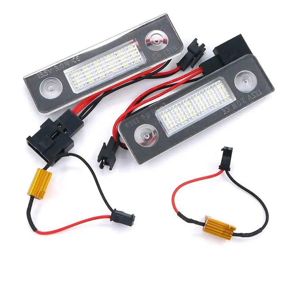Для Skoda Octavia Roomster 5J без ошибок 2xled номер номерного знака LampUK|Номерной знак| |