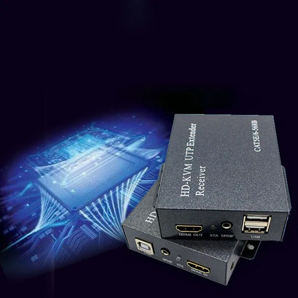 Hdmi-удлинитель Протокола по Ip/Tcp Utp/Stp Cat5/5E/6 Rj45 Lan сети 60 Гц 1080P 100 м Расширение Hdmi
