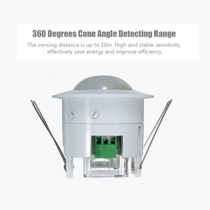 360 Degree Mini Infrared PIR Detection IR Ceiling Wall Recessed Motion Sensor Detector Auto Light Switch | Безопасность и защита
