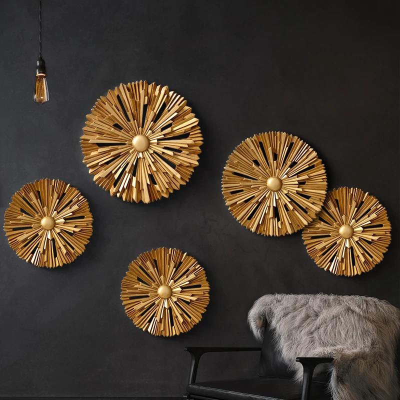 

Античный домашний декор из смолы ремесло Наклейка на стену украшение для гостиной для настенной росписи домашний декоративный винтажный и...