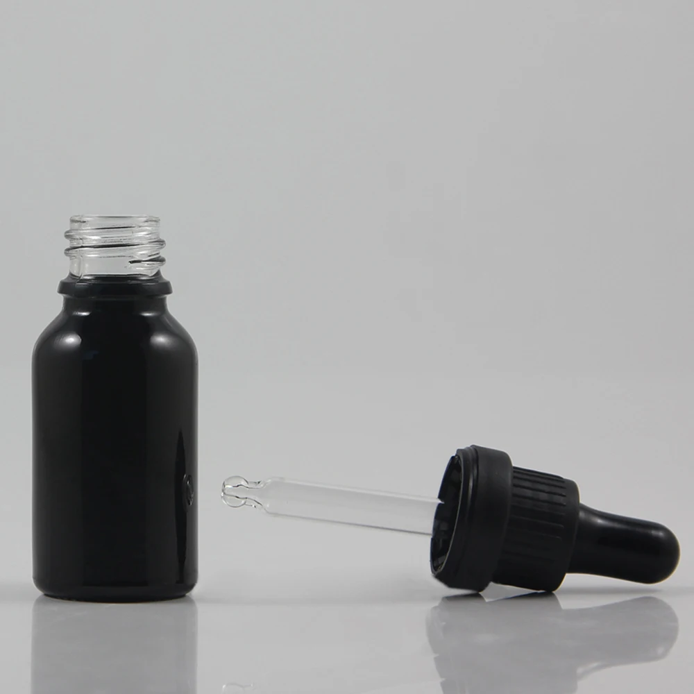 Large black plastic tamper-evident devices eye dropper bottle 15ml wholesale | Красота и здоровье