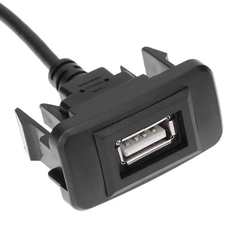 VODOOL ABS AUX USB порт адаптер для Toyota VIGO/Vios/Corolla автомобильные аксессуары черные