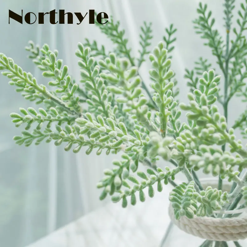 Искусственный лист антлера northstyle зеленые листья для украшения дома и вечеринки
