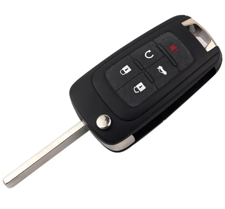 5 кнопок необработанное лезвие складывающаяся модель для Chevrolet/Cruze/Camaro/Sonic/Impala/Malibu