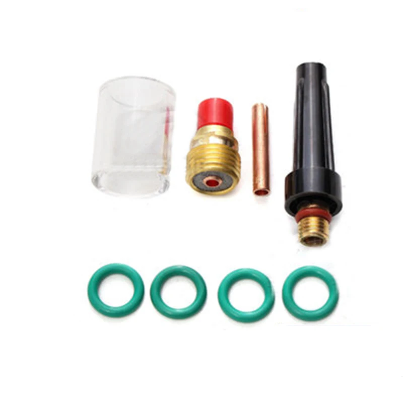 8 шт. 2 4 мм сварочный факел газовая линза Pyrex чашка набор для Tig WP 9/20/25 3/32 &quotсерии