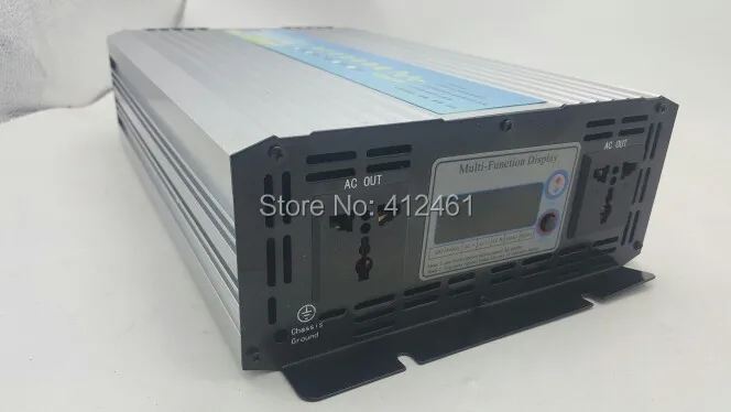 3000 Вт DC12V к AC110V 60 Гц чистая синусоида инвертор пиковая мощность 6000 inversor de energia