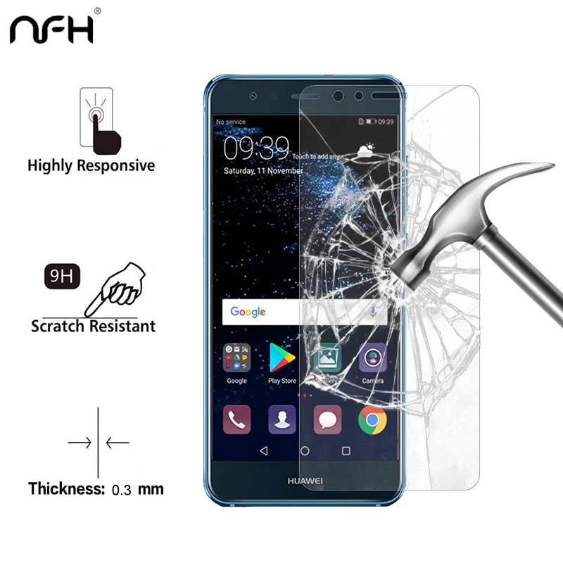 NFH 9H стекло для Huawei P10 Lite защита экрана на покрытие ультратонкая 2 5 D пленка P 10 lite