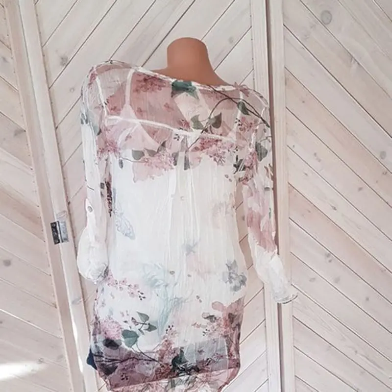 Для женщин блузки для малышек повседневное Элегантный Boho ПР дамы путешествия