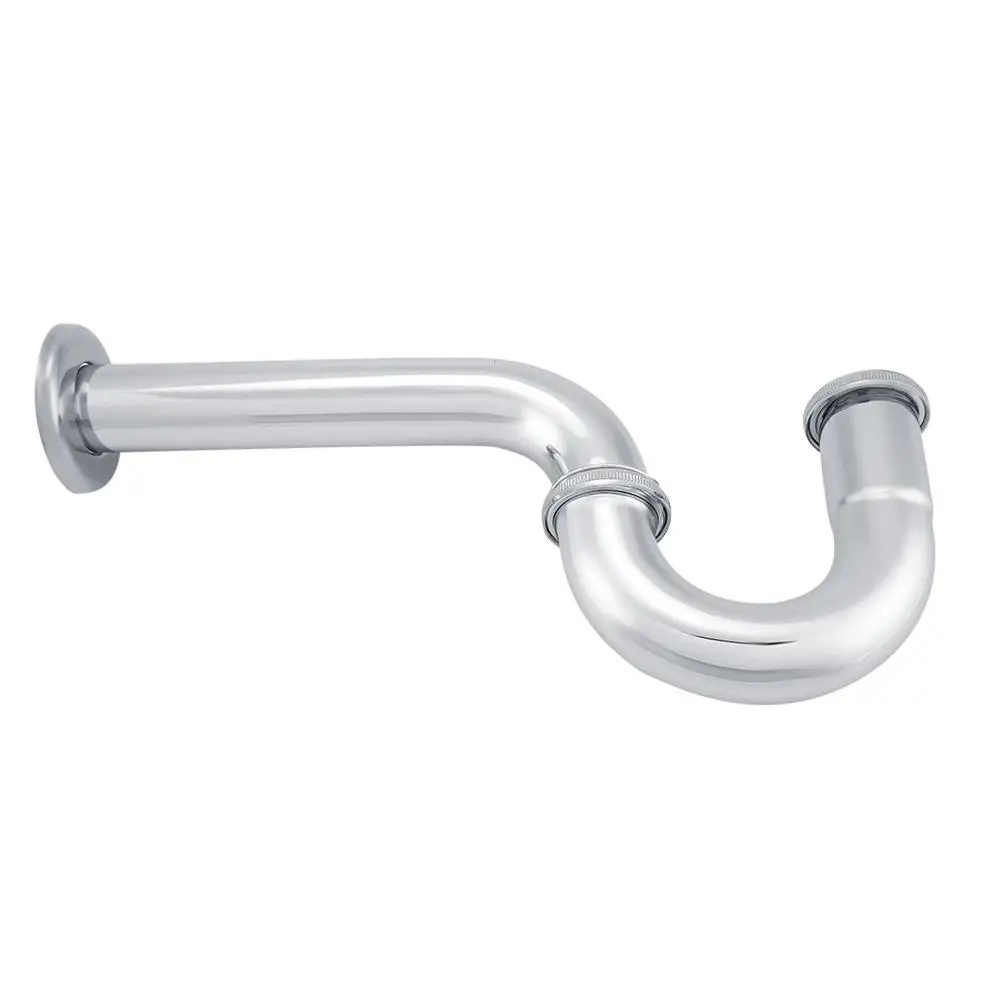 Хромированная полированная прочная P-ловушка для раковины из нержавеющей стали |