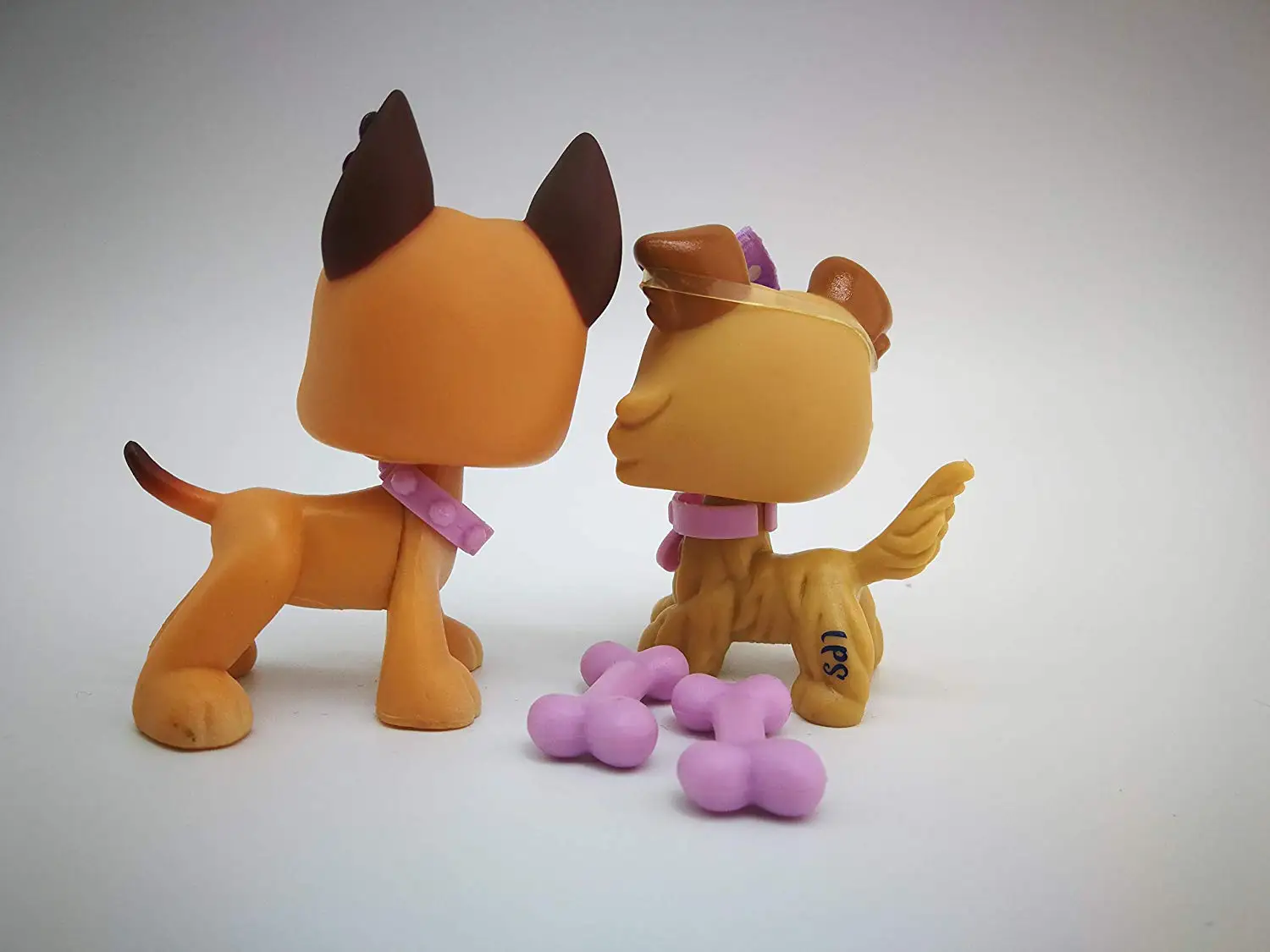 Редкая игрушка Great Dane 244 фигурка колли 2452 коричневая собака фиолетовые глаза с